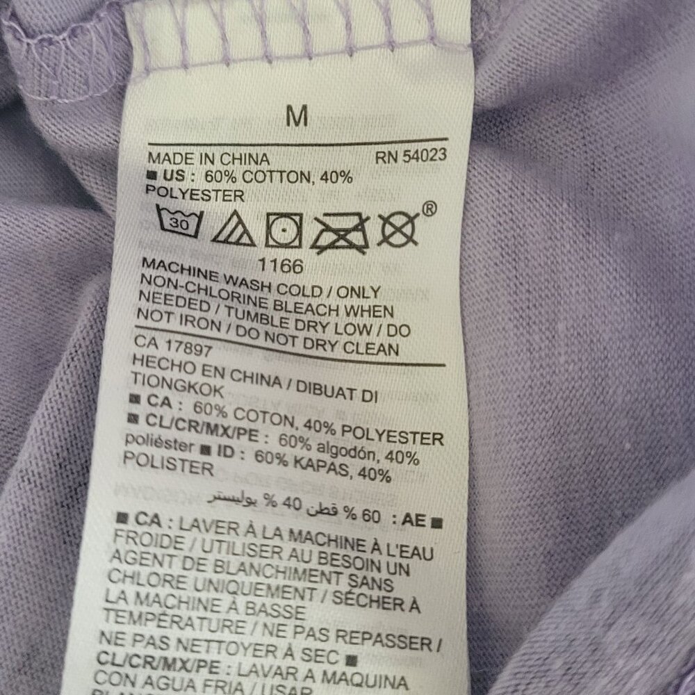 Purple Tie Dye Goosebumps Tee Shirt Size Med. UNISEX - Picture 4 of 8